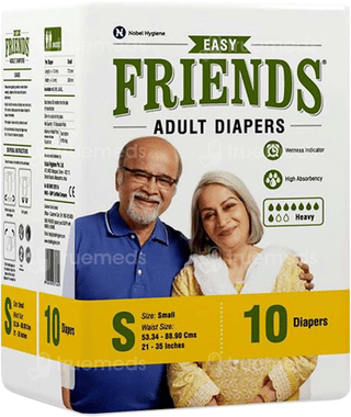 Friends Easy Adult Diaper Small 10 Pieces