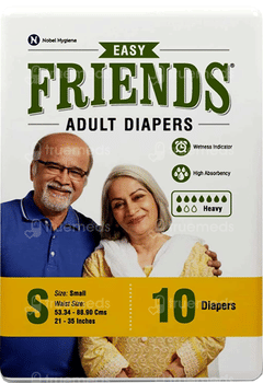 Friends Easy Adult Diaper Small 10 Pieces