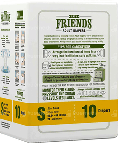 Friends Easy Adult Diaper Small 10 Pieces