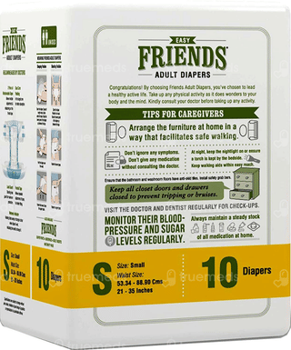 Friends Easy Adult Diaper Small 10 Pieces