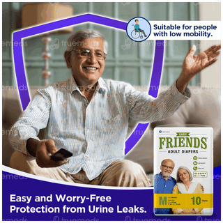 Friends Easy Medium Adult Diapers 10
