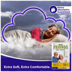 Friends Easy Medium Adult Diapers 10