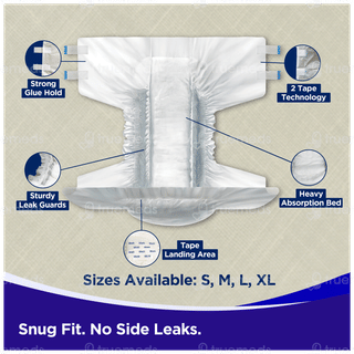 Friends Easy Medium Adult Diapers 10