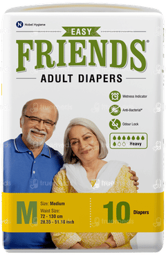 Friends Easy Medium Adult Diapers 10
