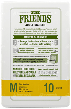 Friends Easy Medium Adult Diapers 10