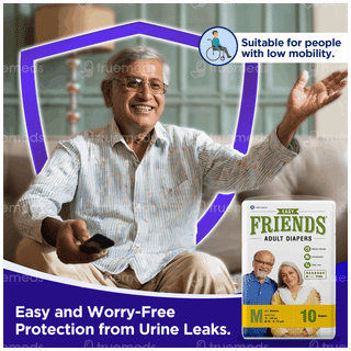 Friends Easy Medium Adult Diapers 10