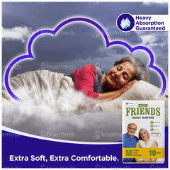 Friends Easy Medium Adult Diapers 10