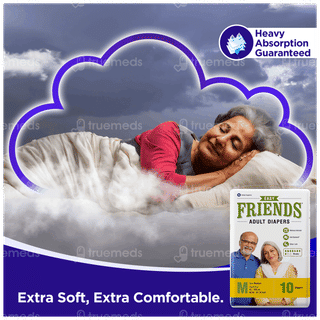 Friends Easy Medium Adult Diapers 10