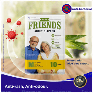 Friends Easy Medium Adult Diapers 10
