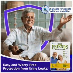 Friends Easy Large Adult Diapers 10