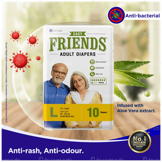 Friends Easy Large Adult Diapers 10