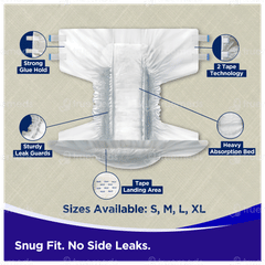 Friends Easy Large Adult Diapers 10