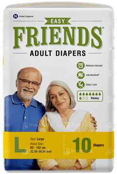 Friends Easy Large Adult Diapers 10
