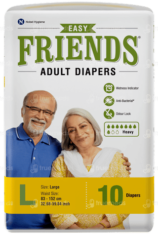 Friends Easy Large Adult Diapers 10