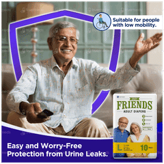 Friends Easy Large Adult Diapers 10