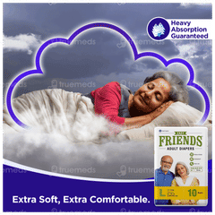 Friends Easy Large Adult Diapers 10