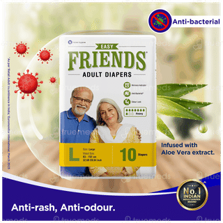 Friends Easy Large Adult Diapers 10