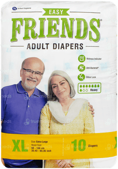 Friends Easy Extra Large Adult Diapers 10