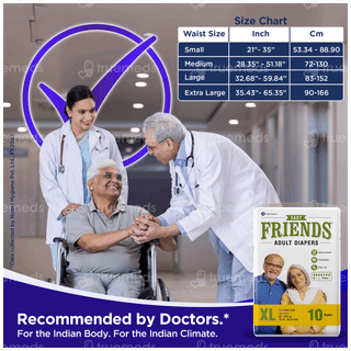 Friends Easy Extra Large Adult Diapers 10