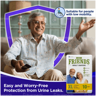 Friends Easy Extra Large Adult Diapers 10