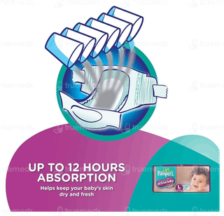 Pampers Active Baby Large 9 To 14Kg Diapers 50