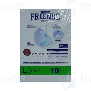 Friends Premium Large Underpads 10