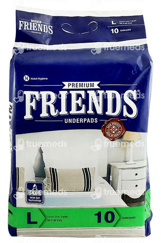 Friends Premium Underpads Large 10