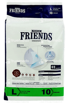 Friends Premium Large Underpads 10