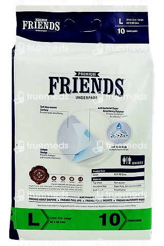 Friends Premium Underpads Large 10