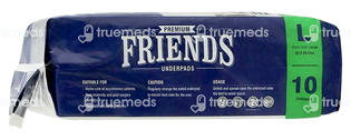 Friends Premium Underpads Large 10