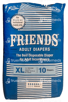 Friends Hospital Xl Adult Diaper 10