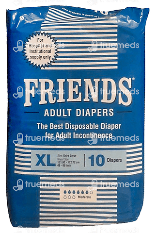 Friends Hospital Xl Adult Diaper 10