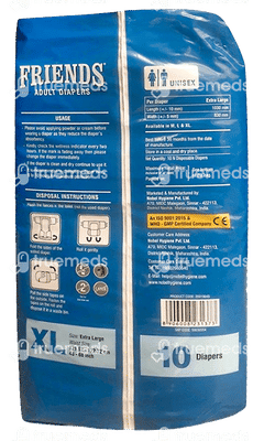 Friends Xl Adult Diapers 10