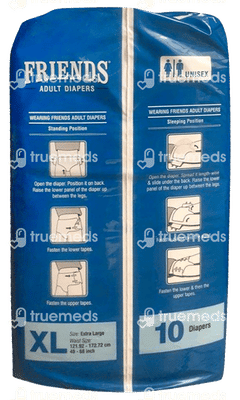 Friends Xl Adult Diapers 10