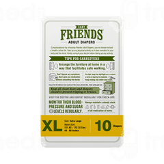 Friends Xl Adult Diapers 10
