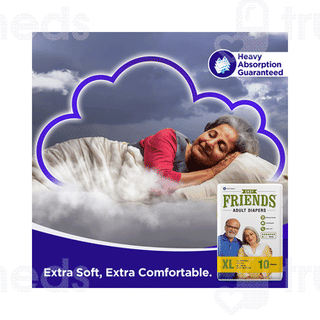 Friends Xl Adult Diapers 10