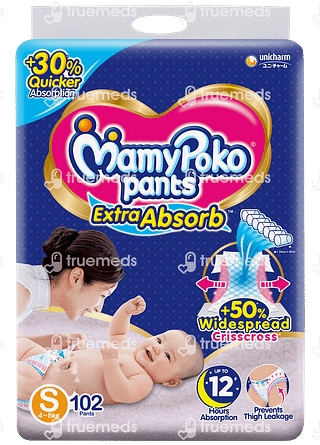 Mamypoko Pants Extra Absorb  Small Diaper 102