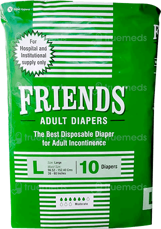 Friends For Hospital And Institutional Supply Large Adult Diapers 10