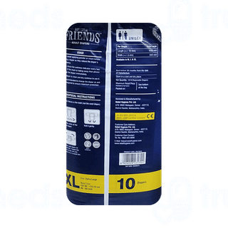 Friends Overnight Xl Adult Diaper 10