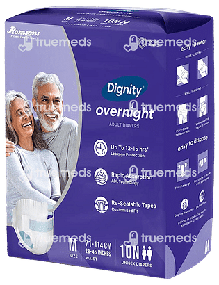 Dignity Overnight Adult Diaper Medium 10