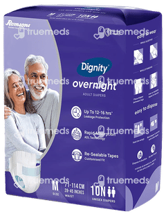 Dignity Overnight Adult Diaper Medium 10 Dignity Overnight Adult Diaper Medium 10
