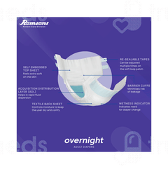 Dignity Overnight Adult Diaper Medium 10