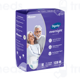 Dignity Overnight Adult Diaper Medium 10