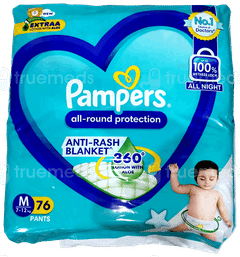 Pampers All Round Protection Medium Diaper 76