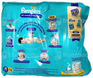 Pampers All Round Protection Medium Diaper 76