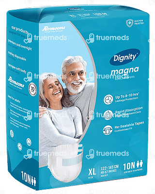 Dignity Magna Medium Unisex Adult Diaper 10