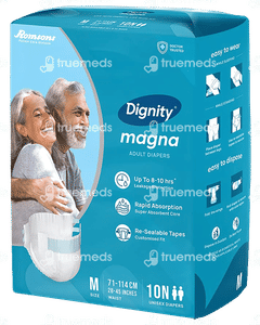 Dignity Magna Medium Unisex Adult Diapers 10