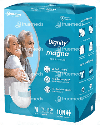 Dignity Magna Medium Unisex Adult Diaper 10