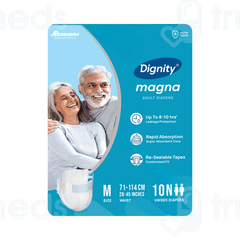 Dignity Magna Medium Unisex Adult Diapers 10
