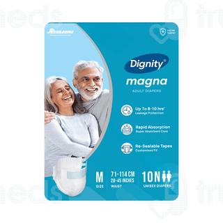 Dignity Magna Medium Unisex Adult Diapers 10